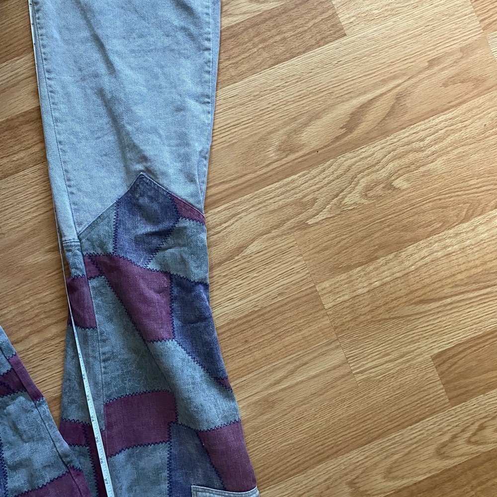 True Vintage Patchwork Bellbottom Pants - image 5